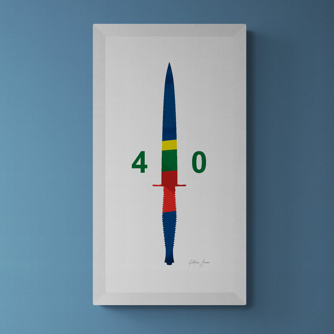 Royal Marines Commando Unit Dagger Print