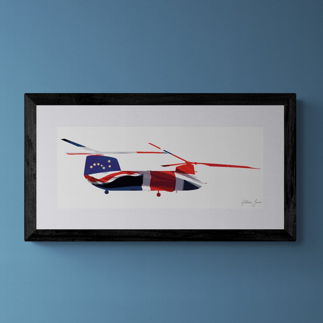 No. 7 Squadron Chinook Print