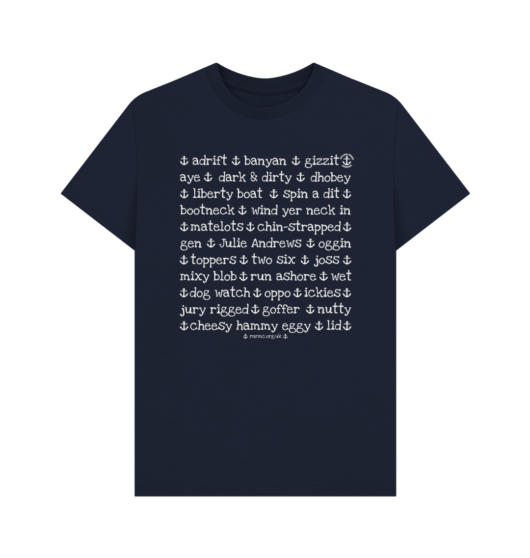 Navy Blue Printed T-shirt