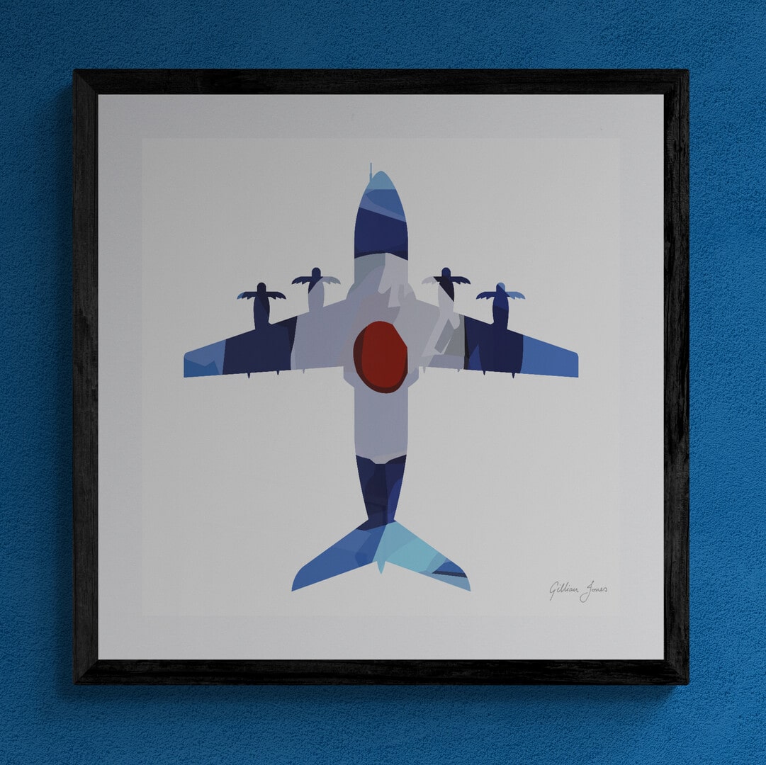 A400M (Atlas C.1) RAF Ensign Print
