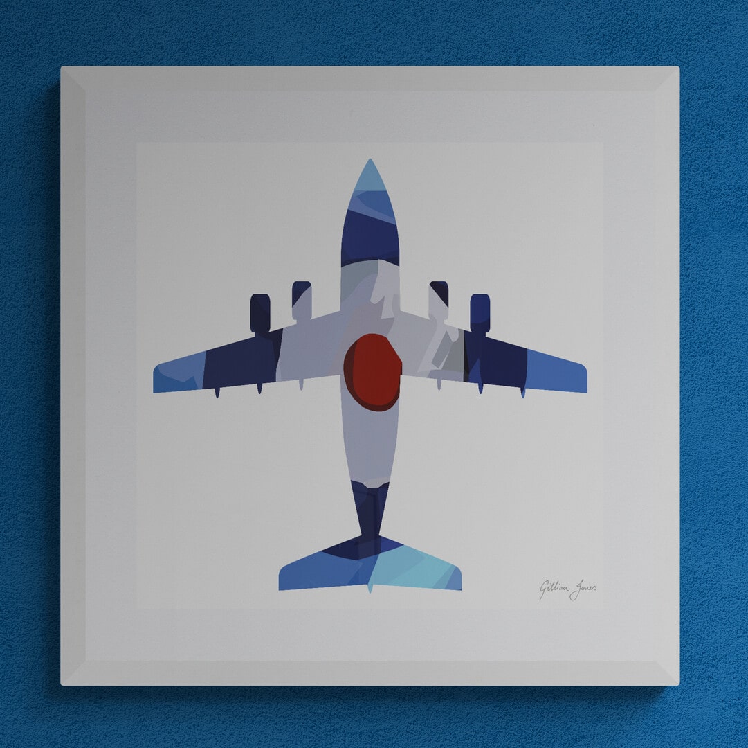 BAe 146-100 / Avro RJ Ensign Print