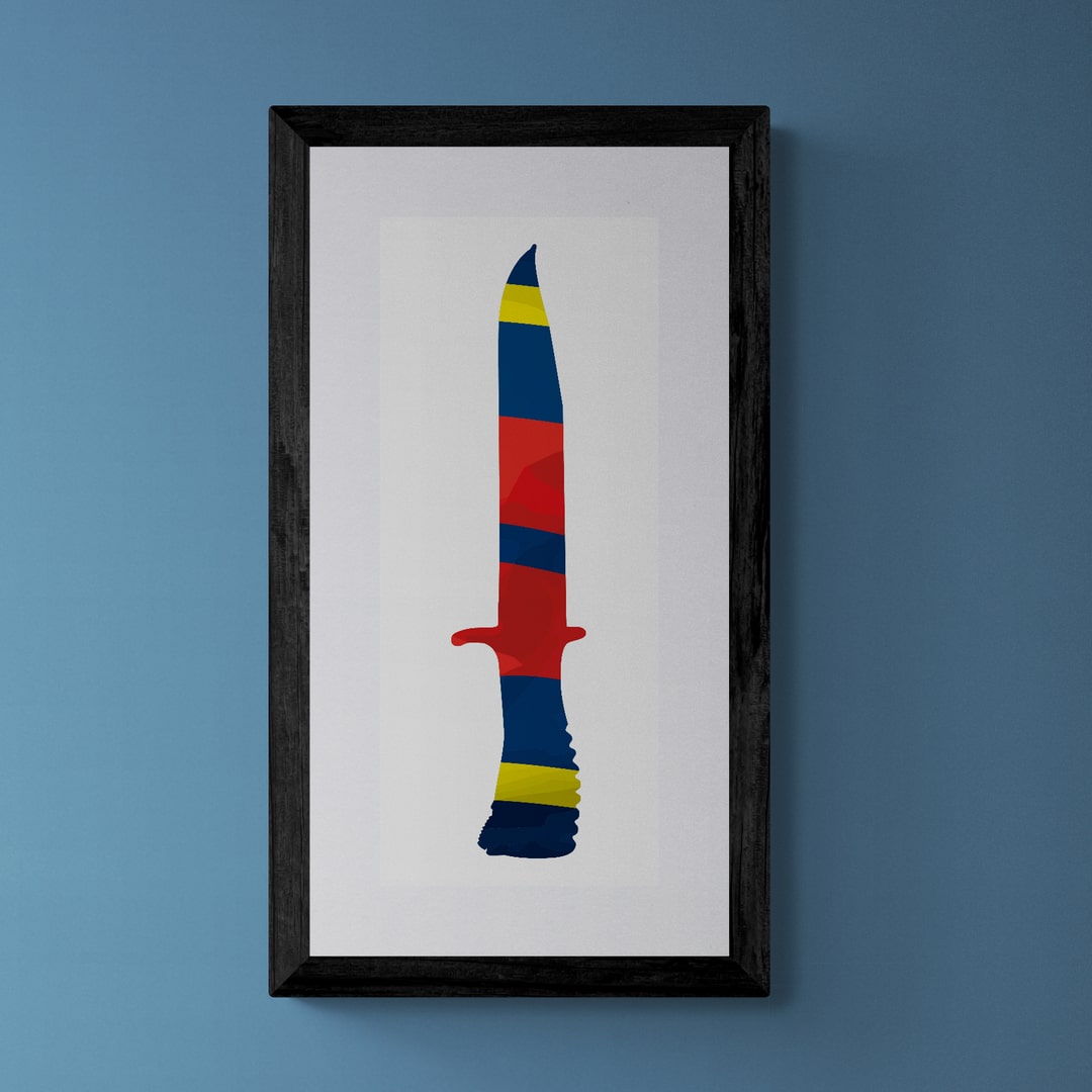 Royal Logistic Corps Bayonet Print