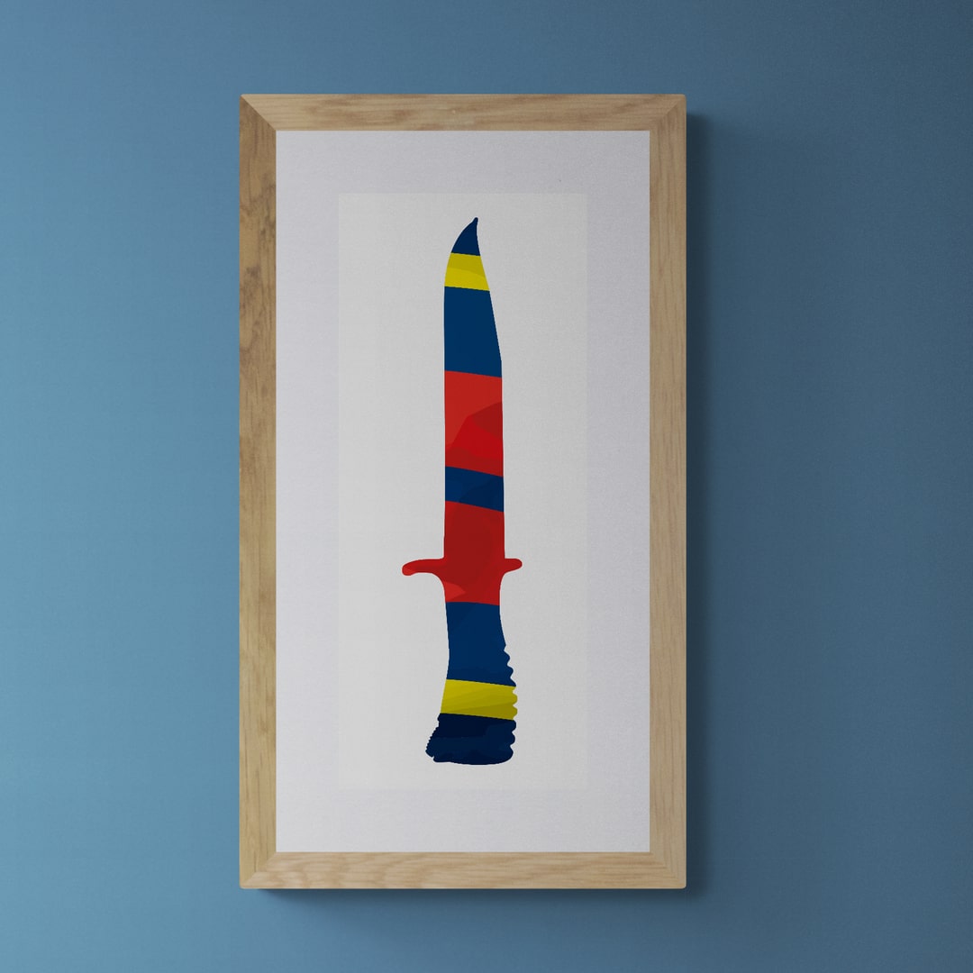 Royal Logistic Corps Bayonet Print
