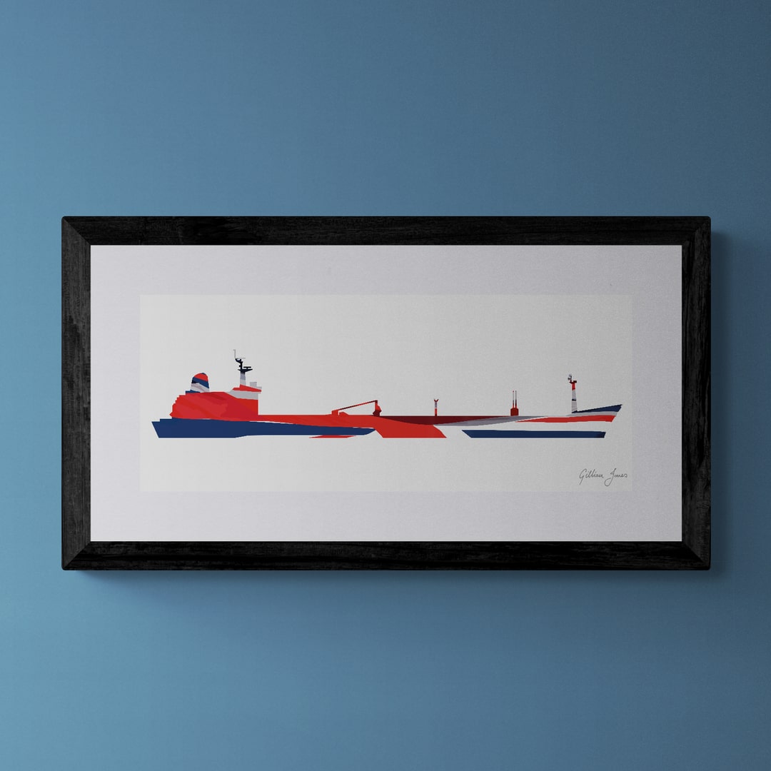 British Tamar Union Flag Print