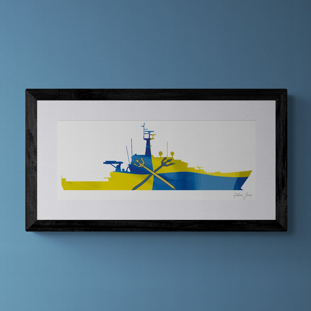 River Class Batch 1 Coastal Forces Squadron Print