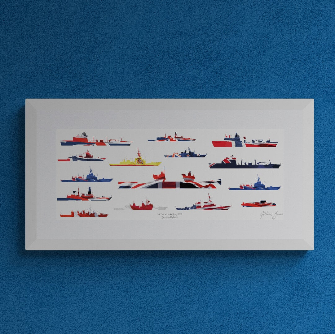 Carrier Strike Group 2025 Print - Landscape