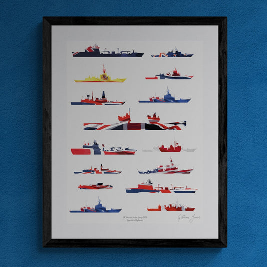 Carrier Strike Group 2025 Print - Portrait