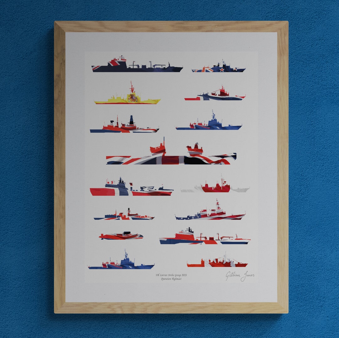 Carrier Strike Group 2025 Print - Portrait