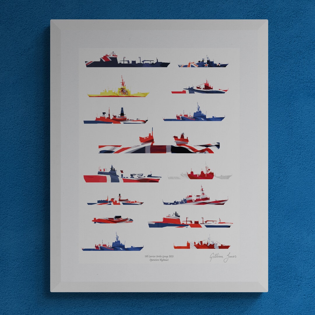 Carrier Strike Group 2025 Print - Portrait