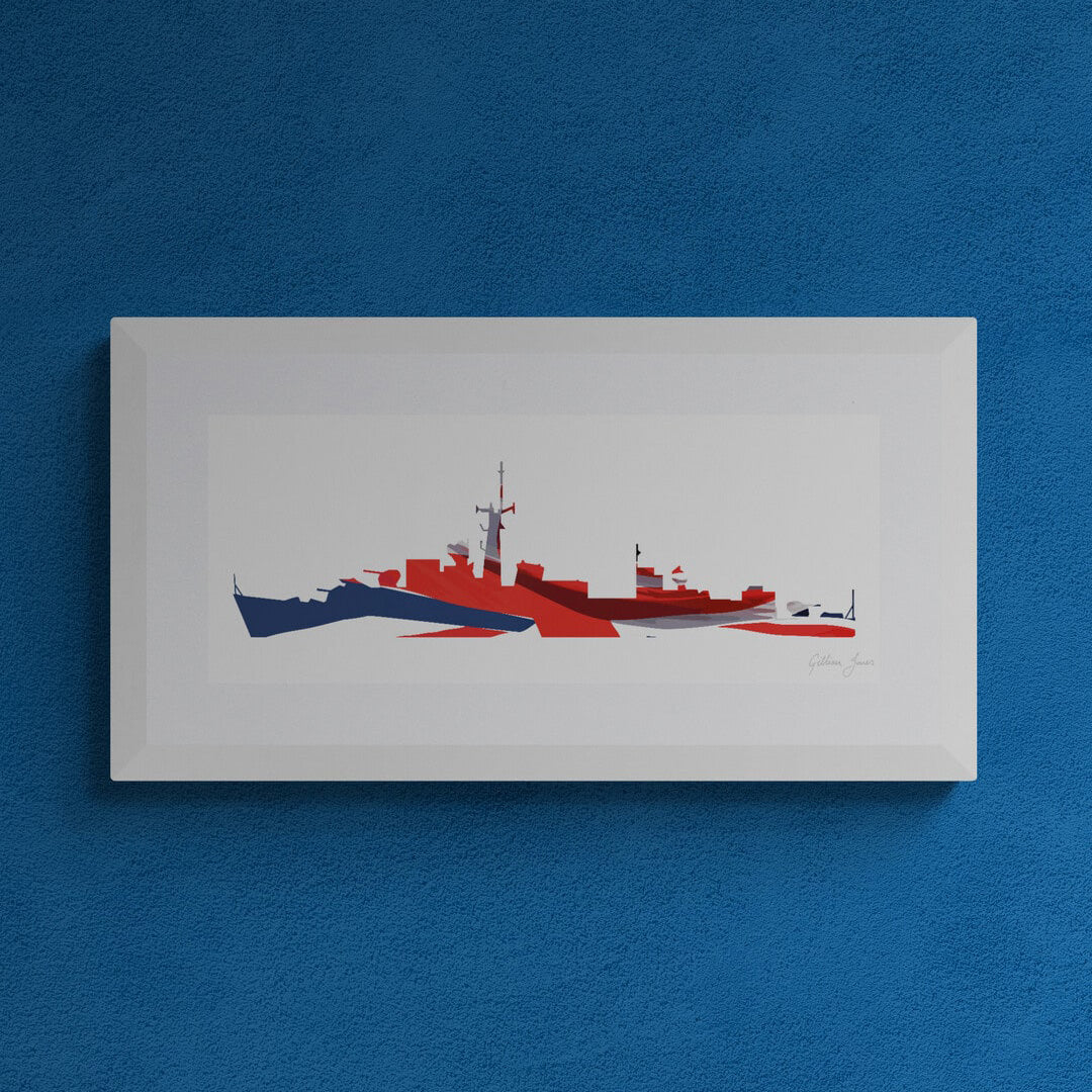 Ca Class Destroyer Union Flag Print