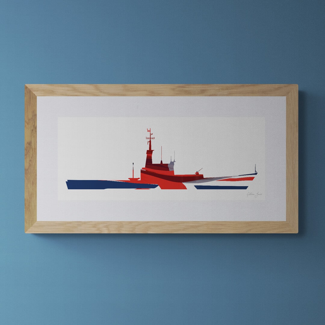 Castle Class Union Flag Print