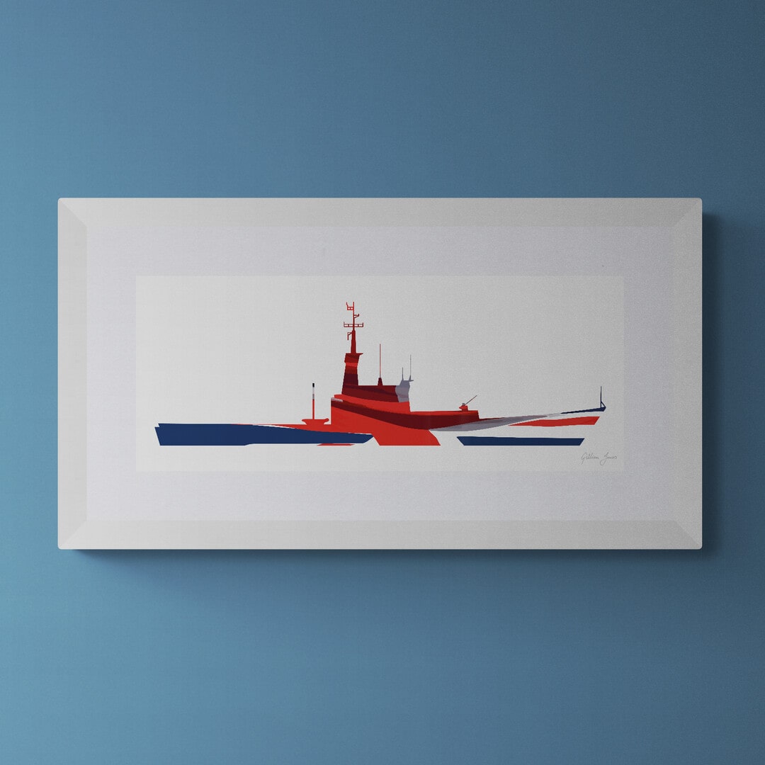 Castle Class Union Flag Print