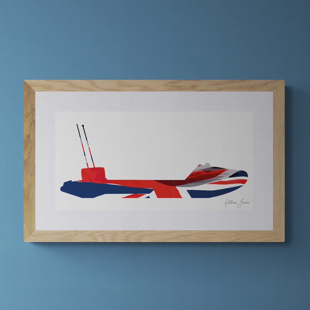 D Class Lifeboat Union Flag Print
