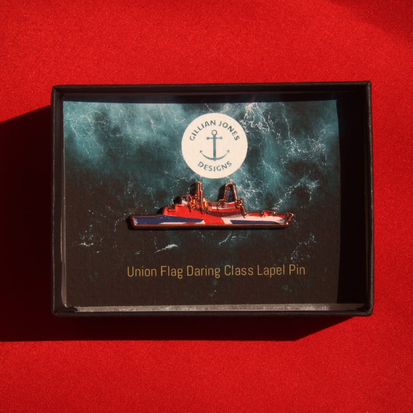 Daring Class Type 45 Union Flag Limited Edition Lapel Pin