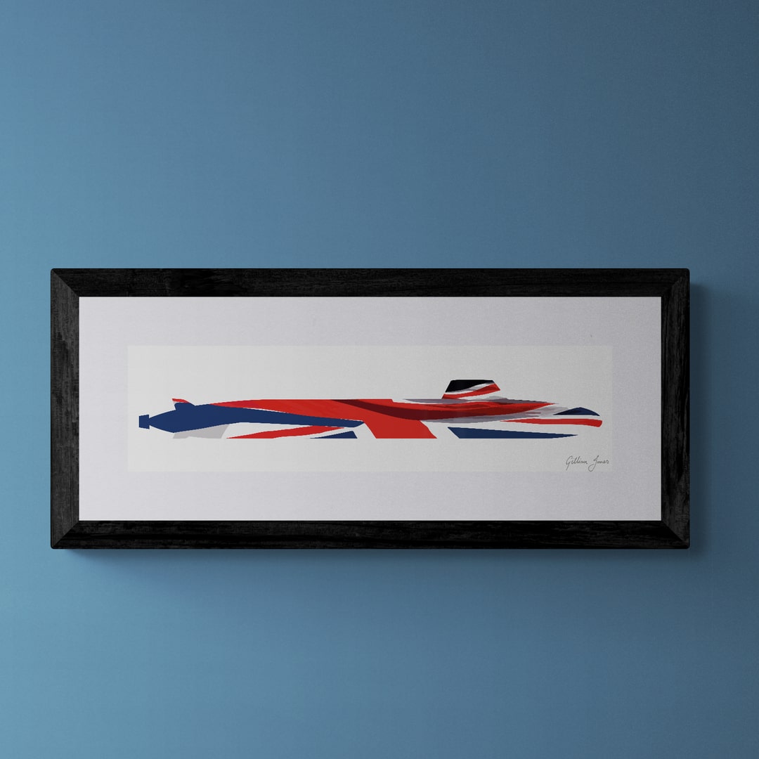 Dreadnought Class Submarine Union Flag Print
