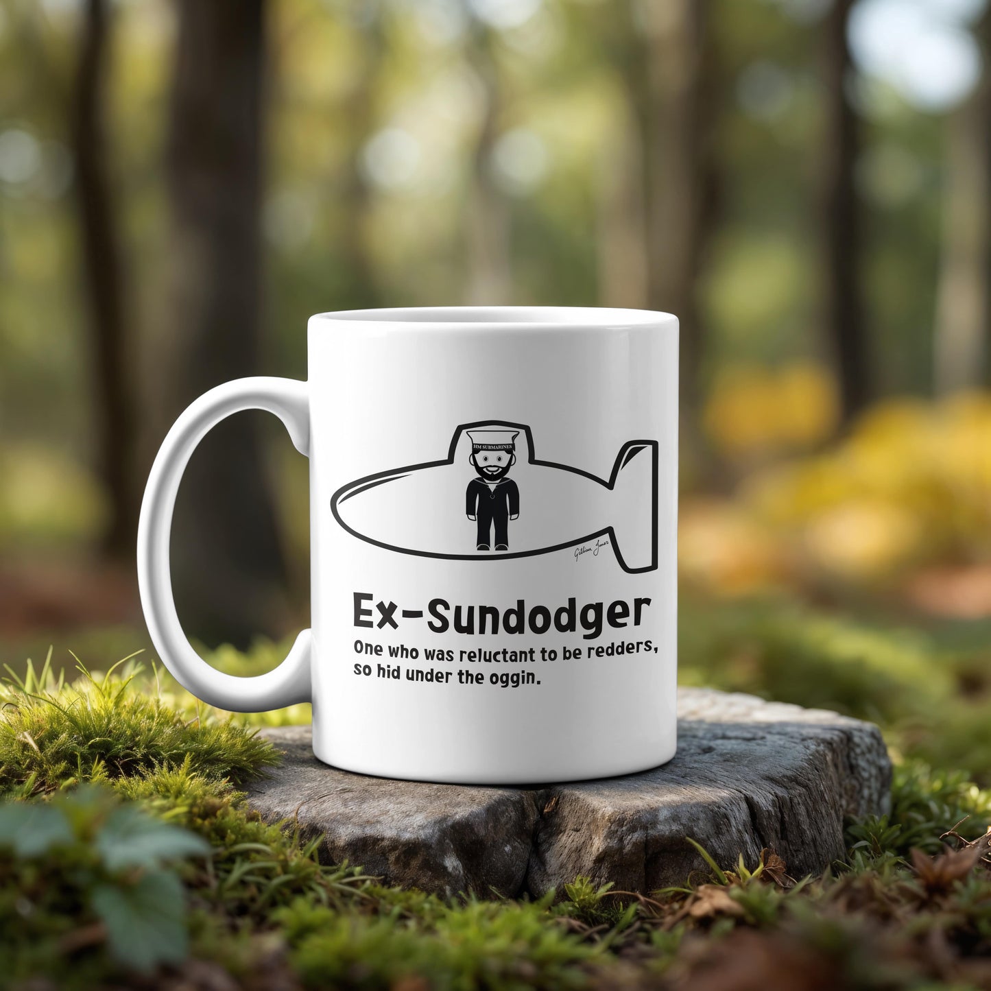 Ex-Sundodger Cartoon Mug