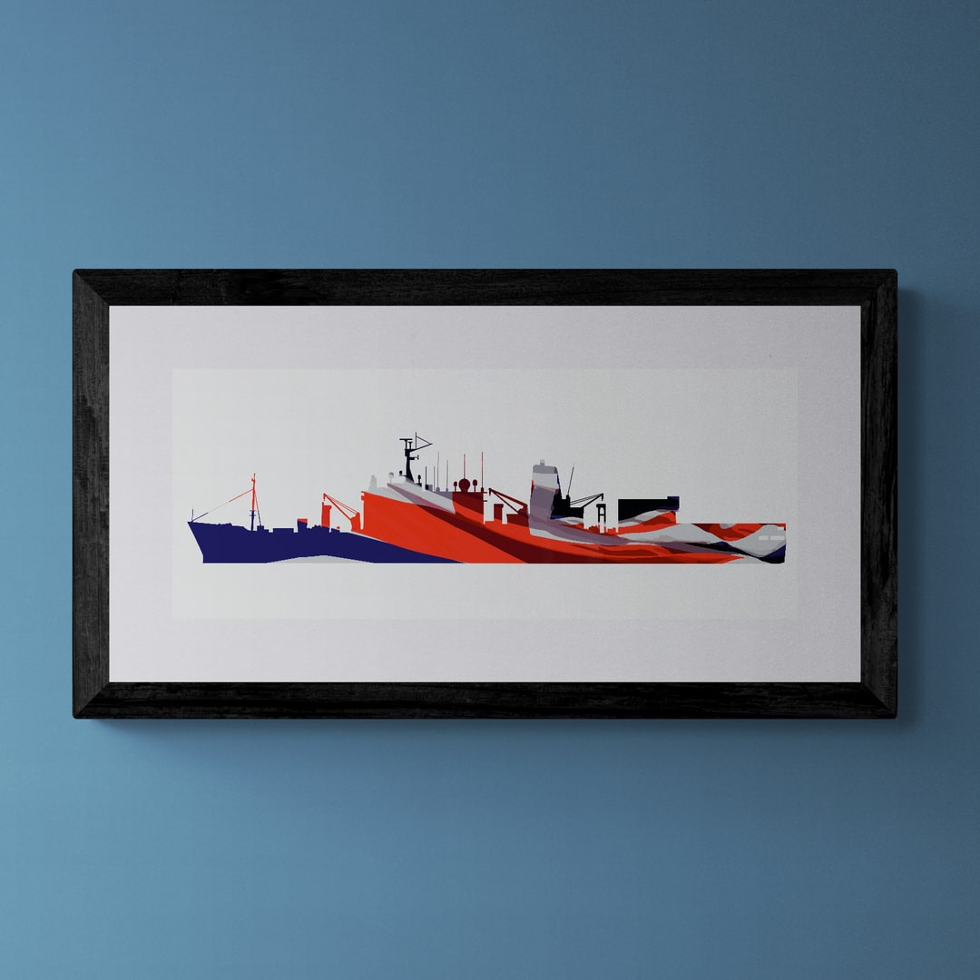 Fort Rosalie Class Union Flag Print