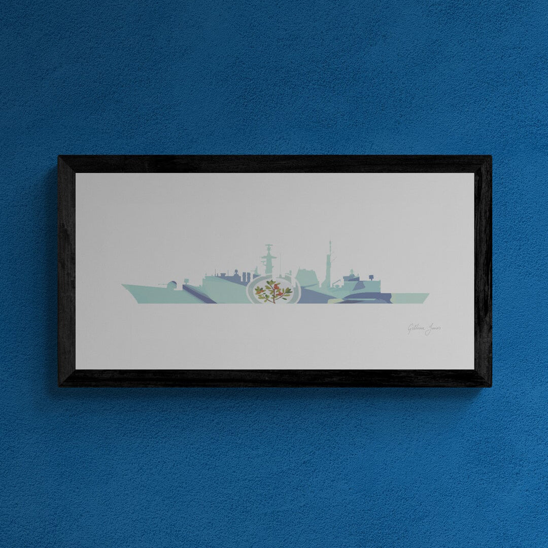 HMS CAMPBELTOWN T22 Frigate Print