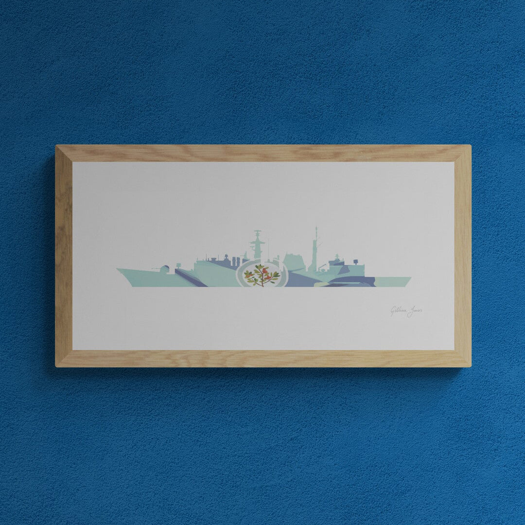 HMS CAMPBELTOWN T22 Frigate Print