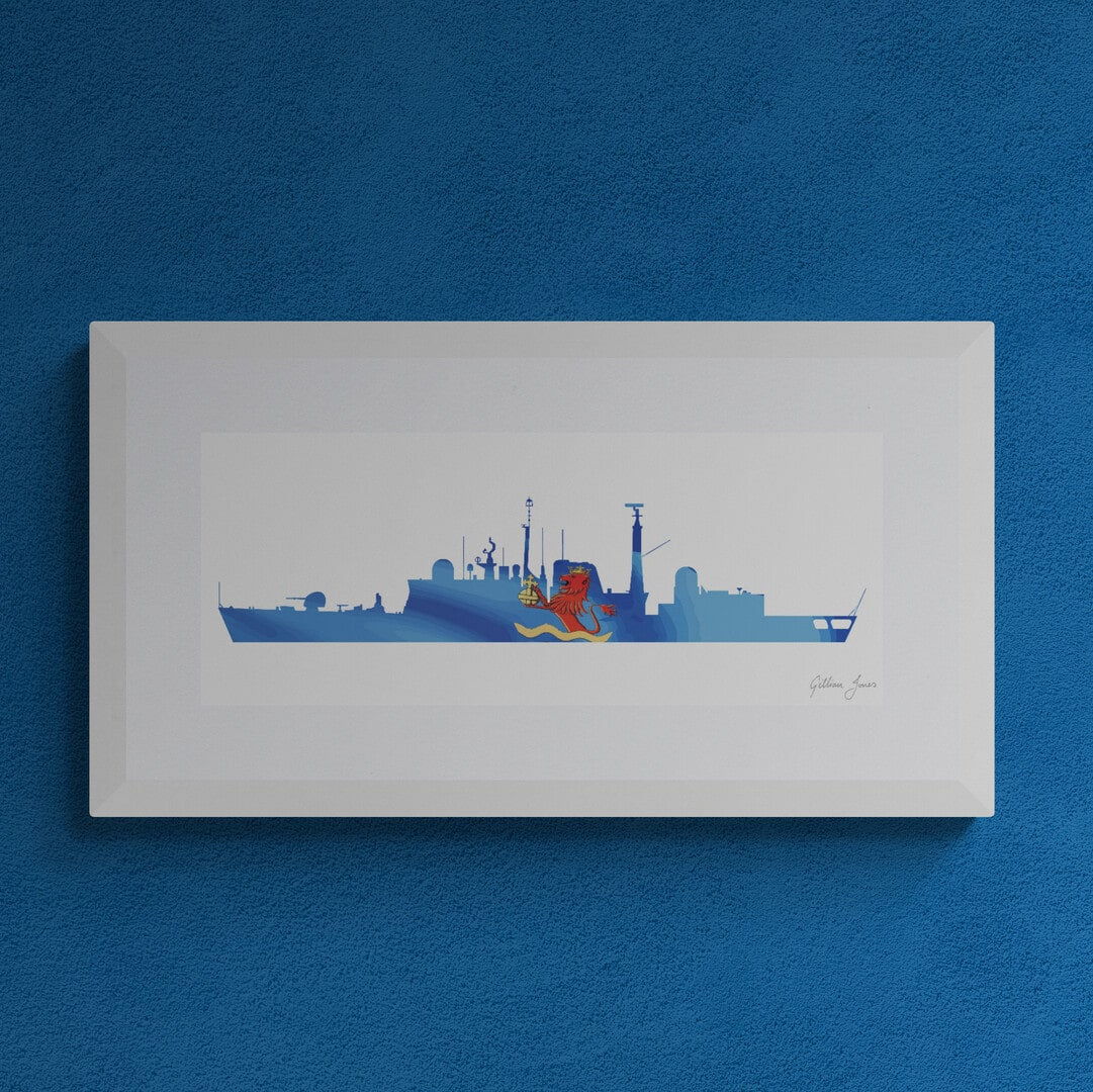HMS EXETER (D89) Type 42 Destroyer Print