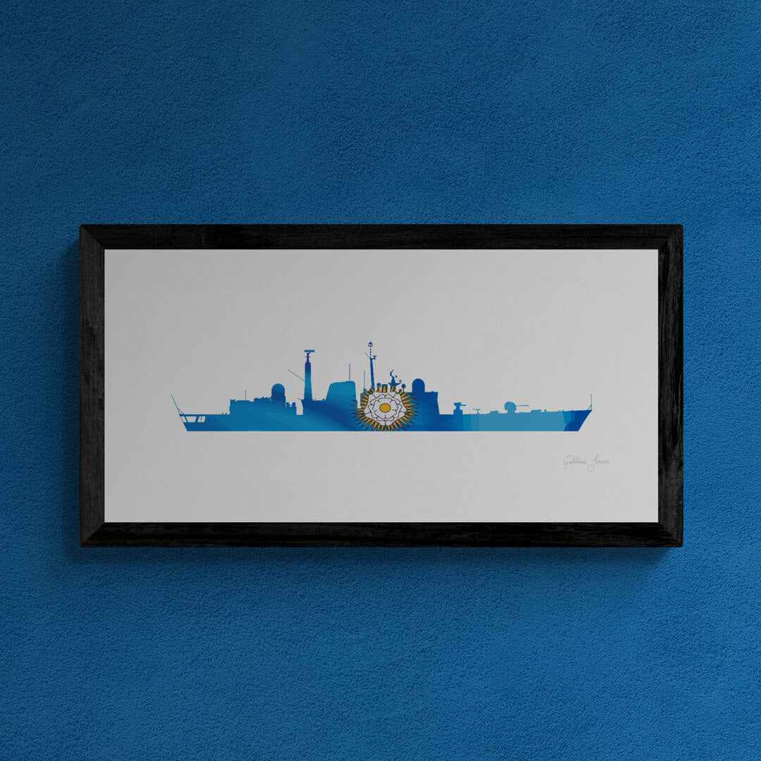 HMS YORK T42 Destroyer Print