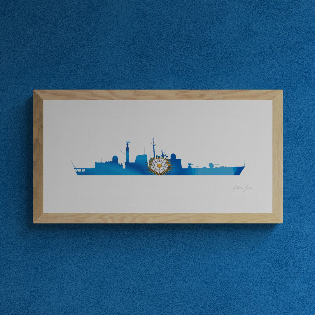 HMS YORK T42 Destroyer Print