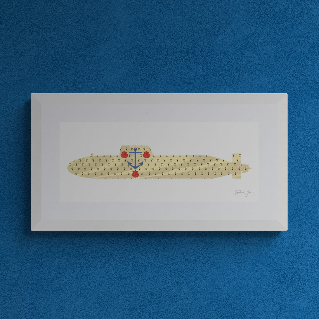HMS AUDACIOUS Print