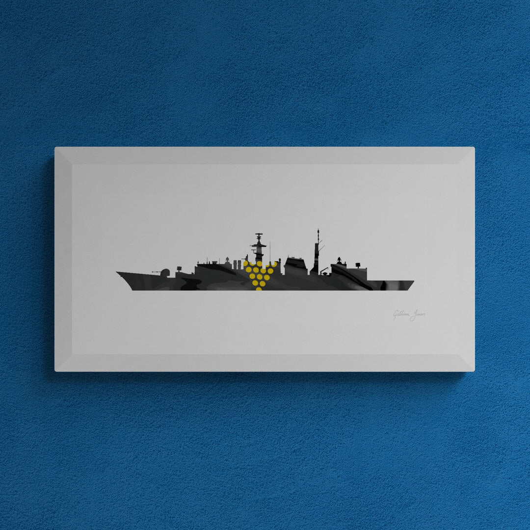 HMS CORNWALL T22 Frigate Print
