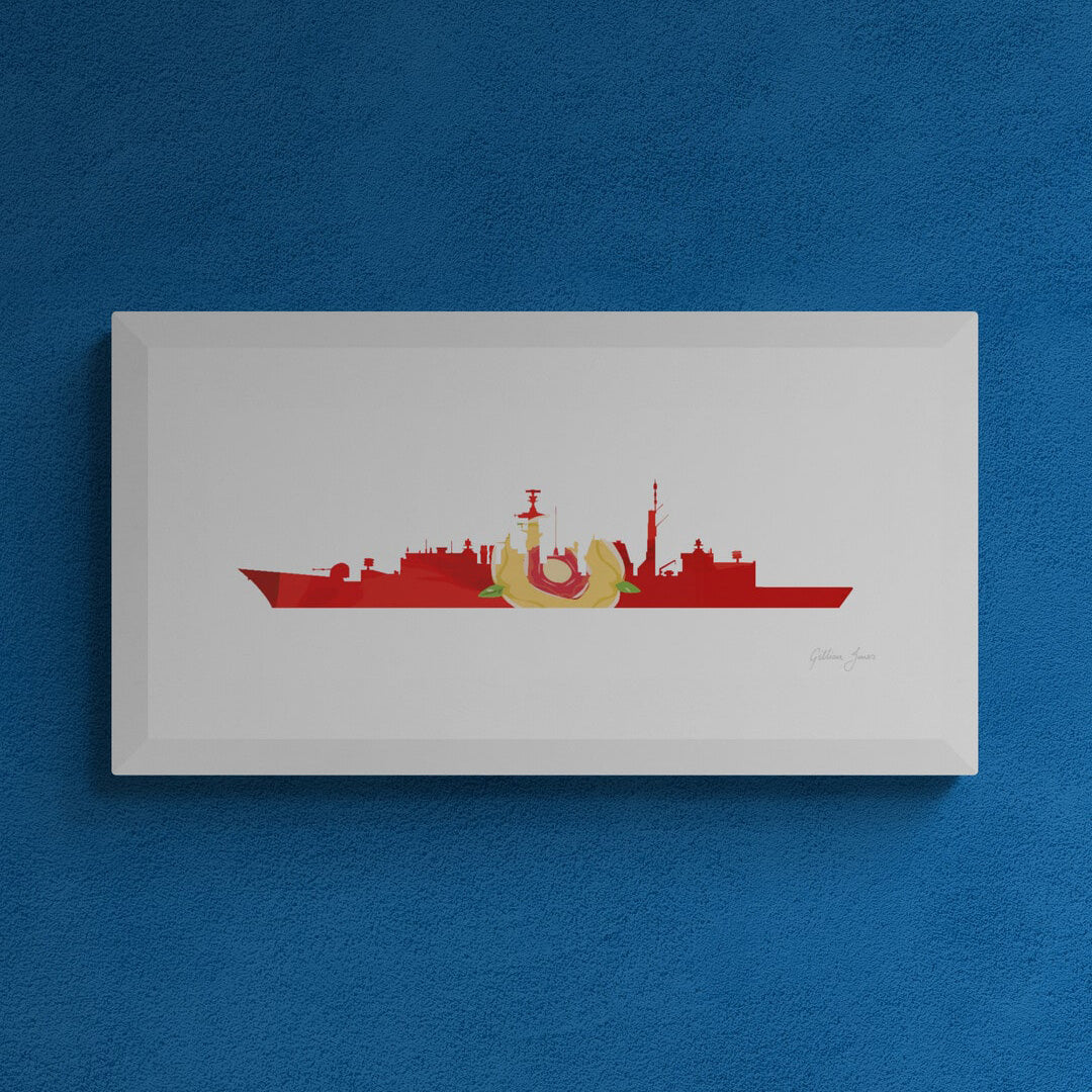 HMS CUMBERLAND T22 Frigate Print