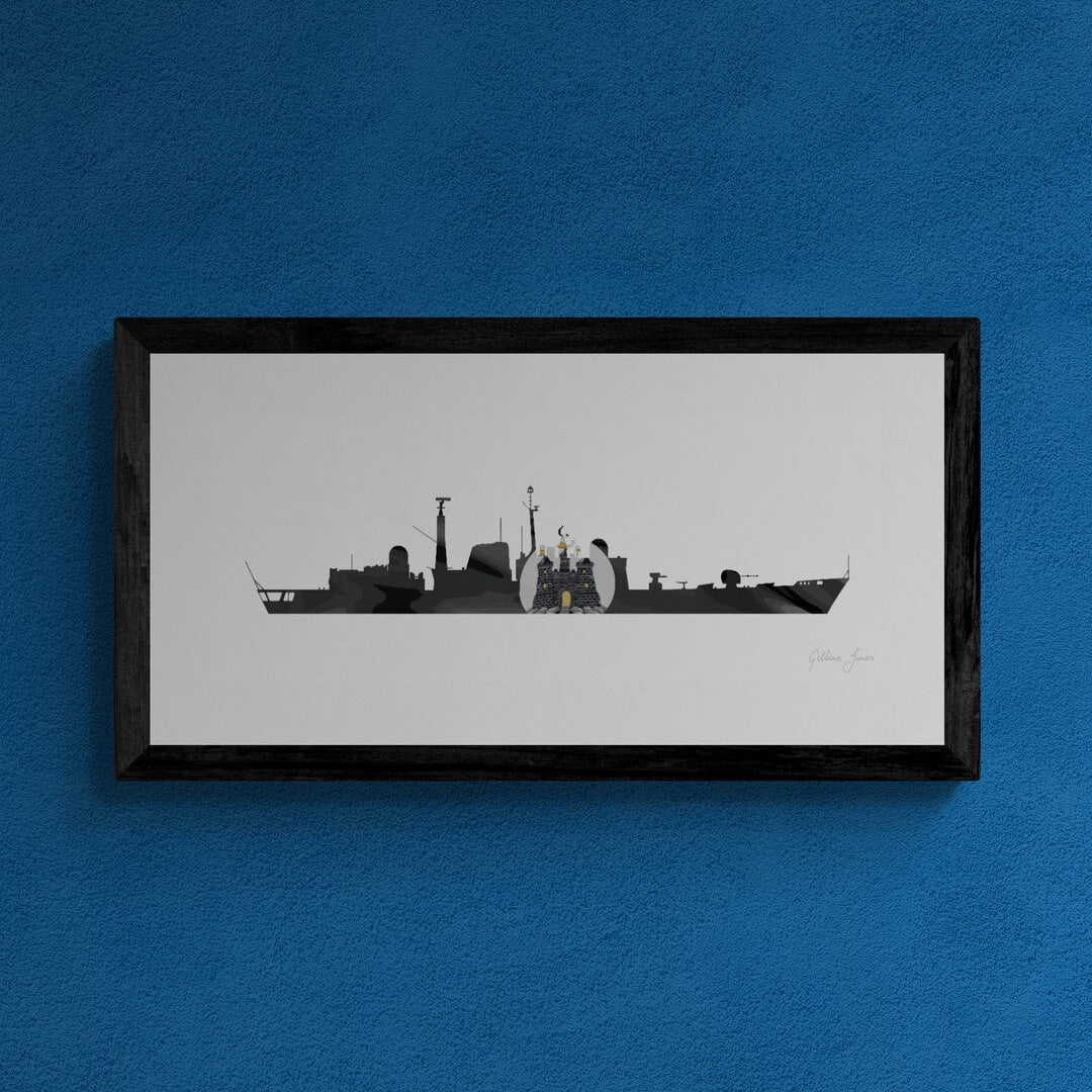 HMS EDINBURGH T42 Destroyer Print