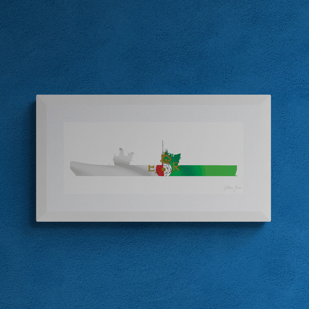 HMS Queen Elizabeth Crest Print