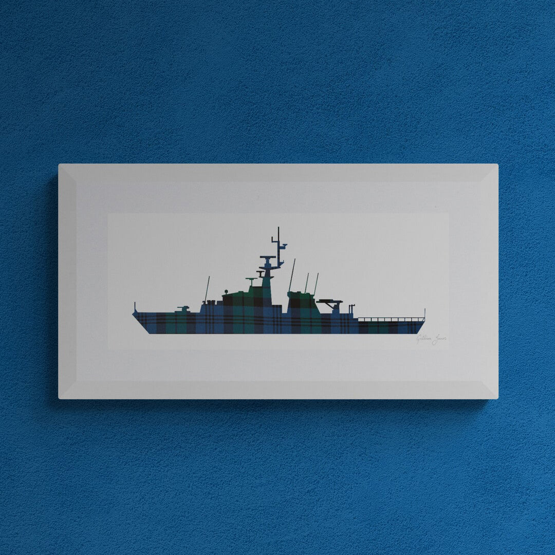HMS SPEY Tartan Print