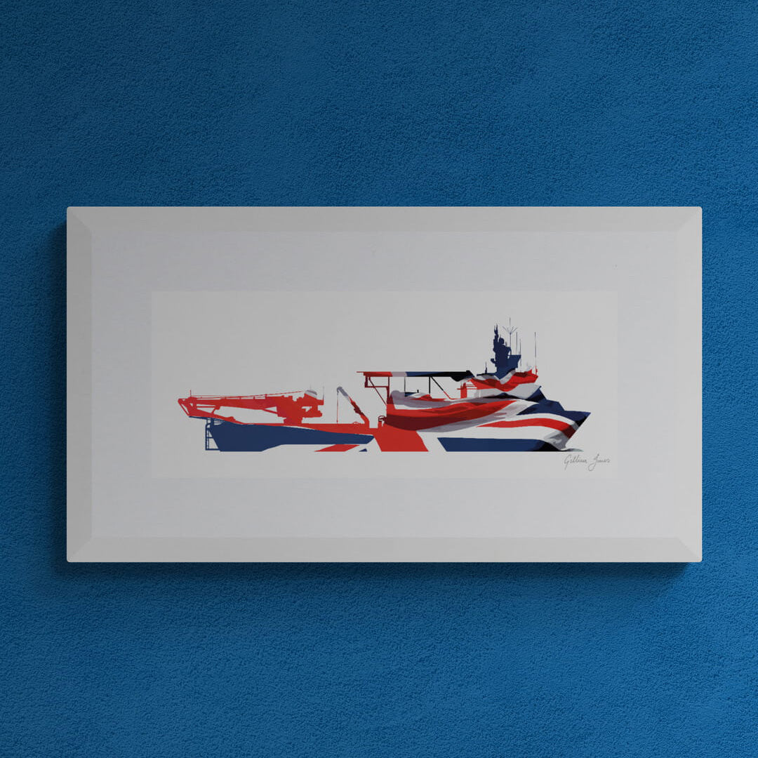 HMS STIRLING CASTLE (M01) Print