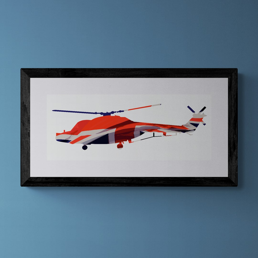 Lynx Mk3 / HAS 3 Union Flag Print