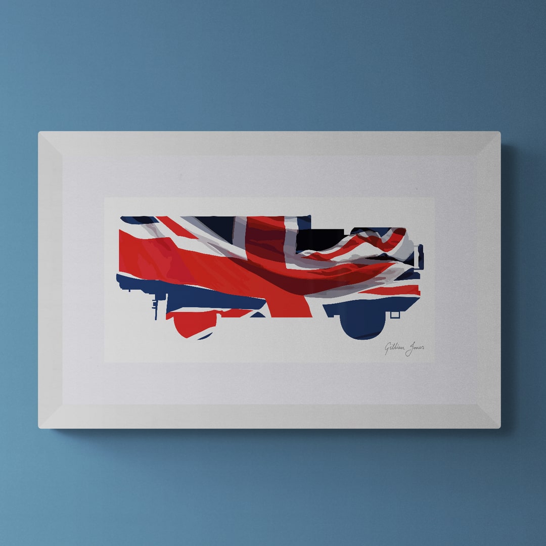 MAN 6-Tonne Support Vehicle Union Flag Print