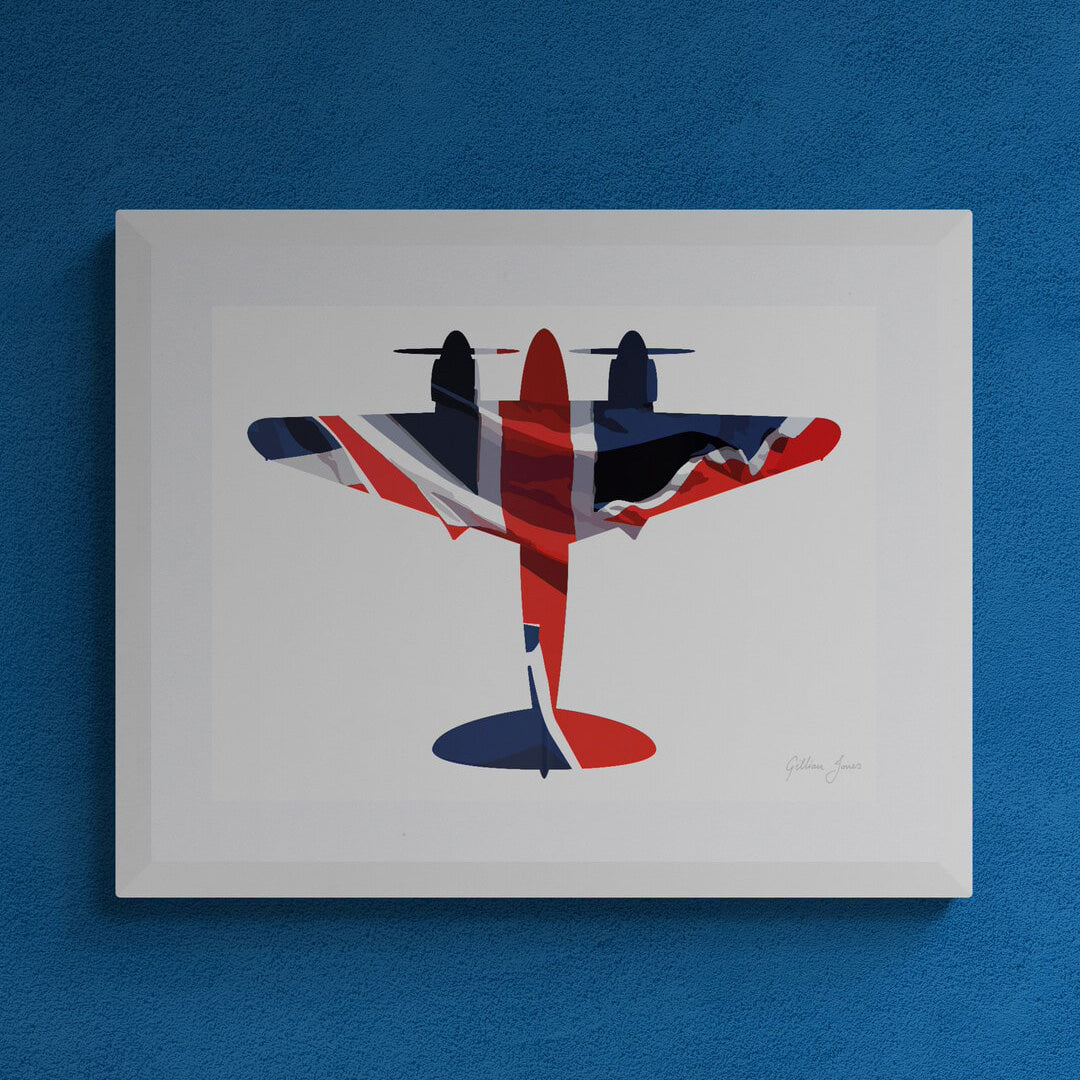 de Havilland Mosquito Union Flag Print