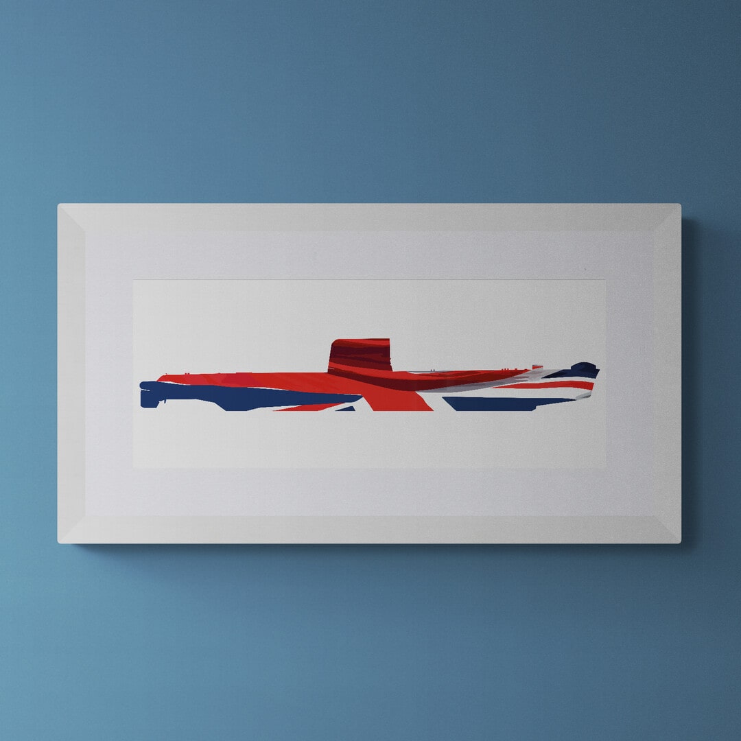 Oberon Class Submarine Union Flag Print