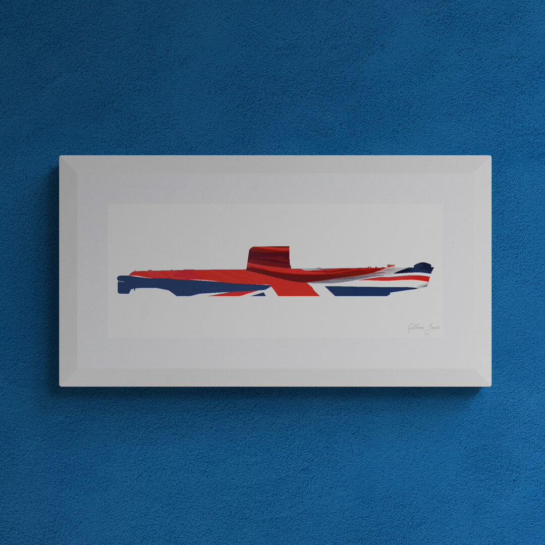 Oberon Class Submarine Union Flag Print