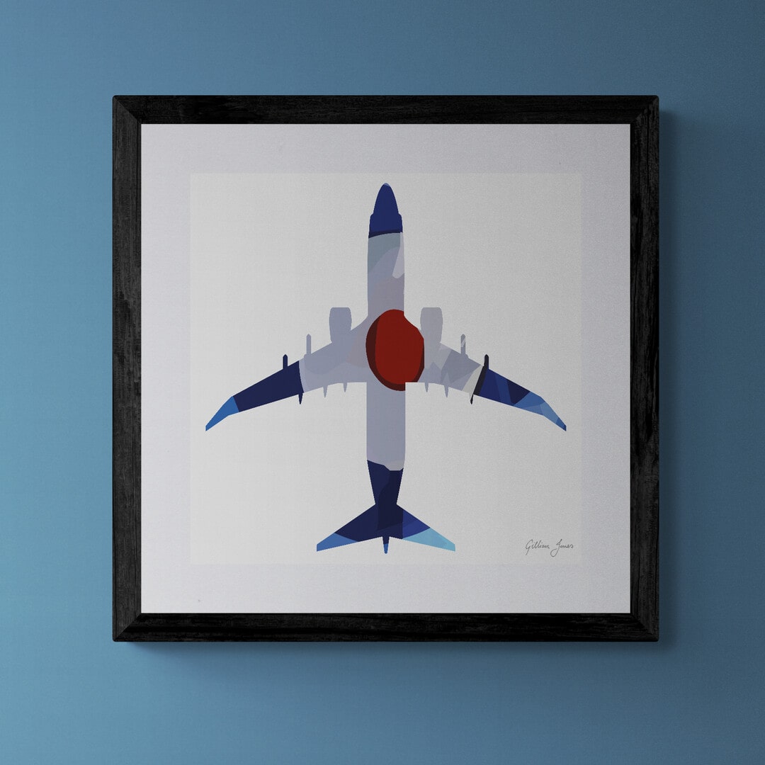 Poseidon (P-8A) RAF Ensign Print