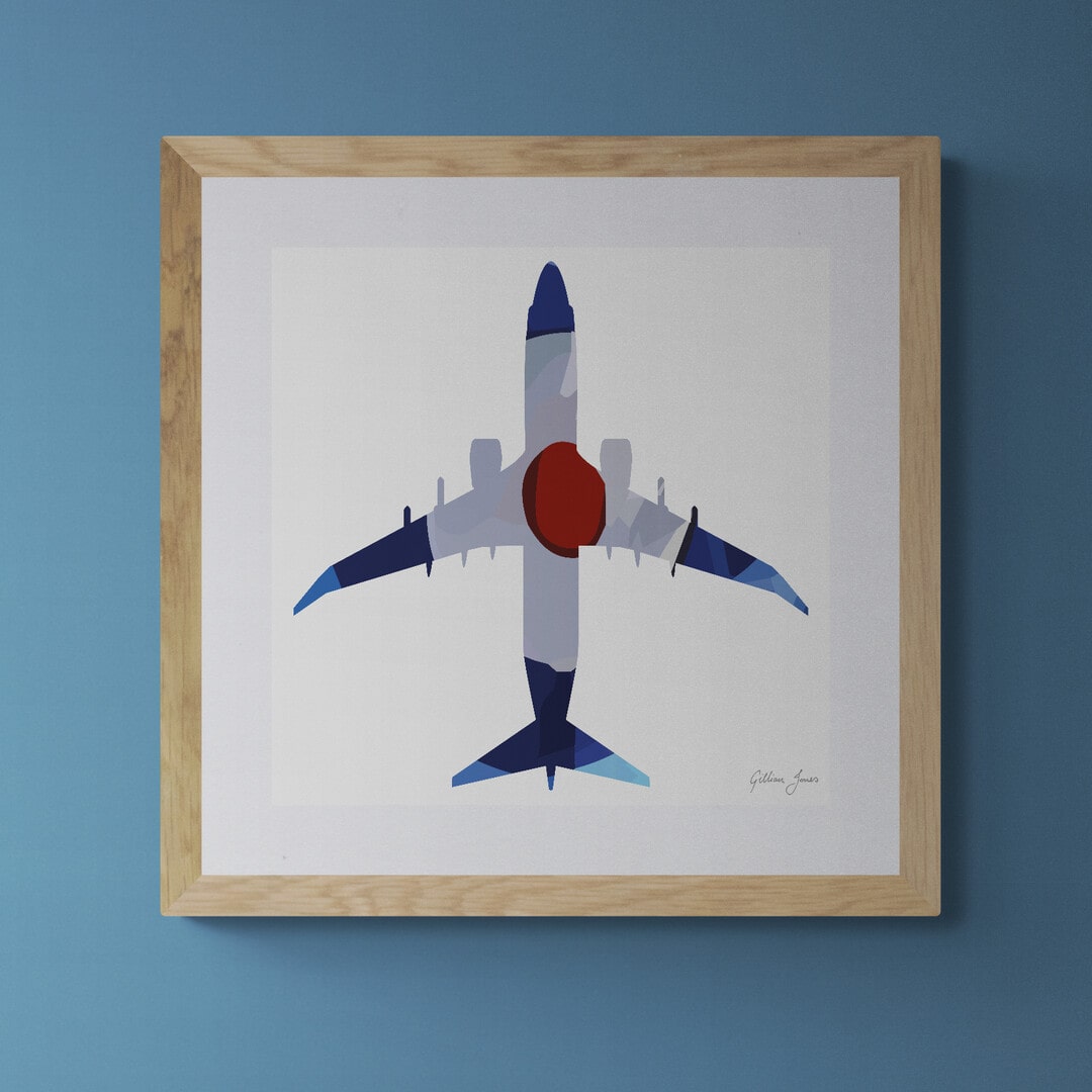 Poseidon (P-8A) RAF Ensign Print