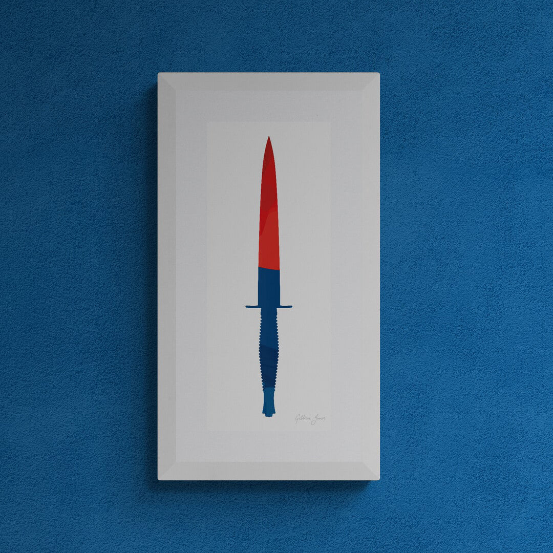 Royal Artillery Commando Dagger Print