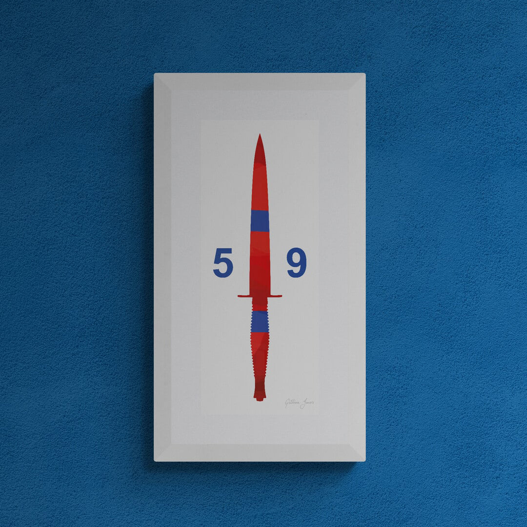 Royal Engineers 59 Commando Dagger Print