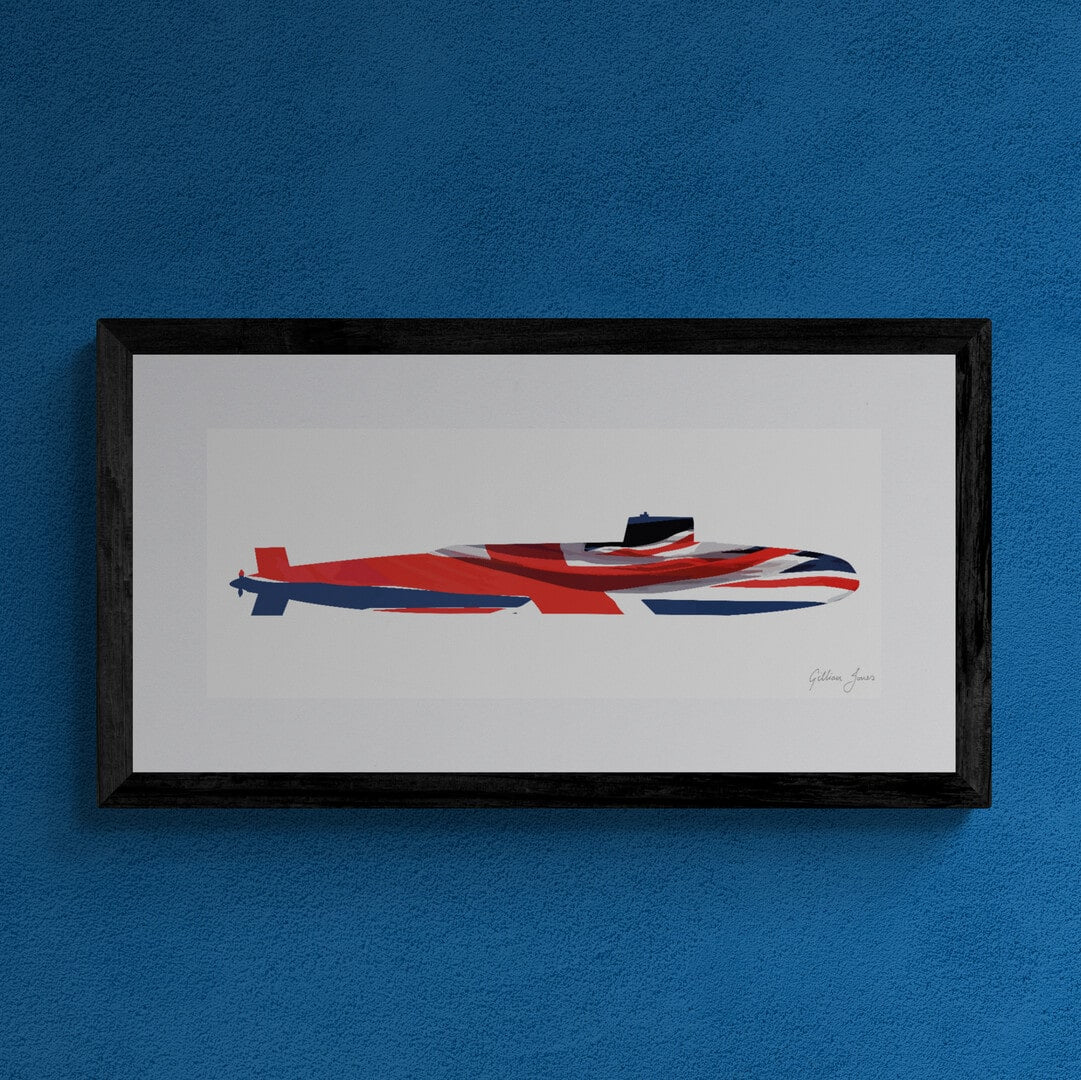 Resolution Class Submarine Union Flag Print
