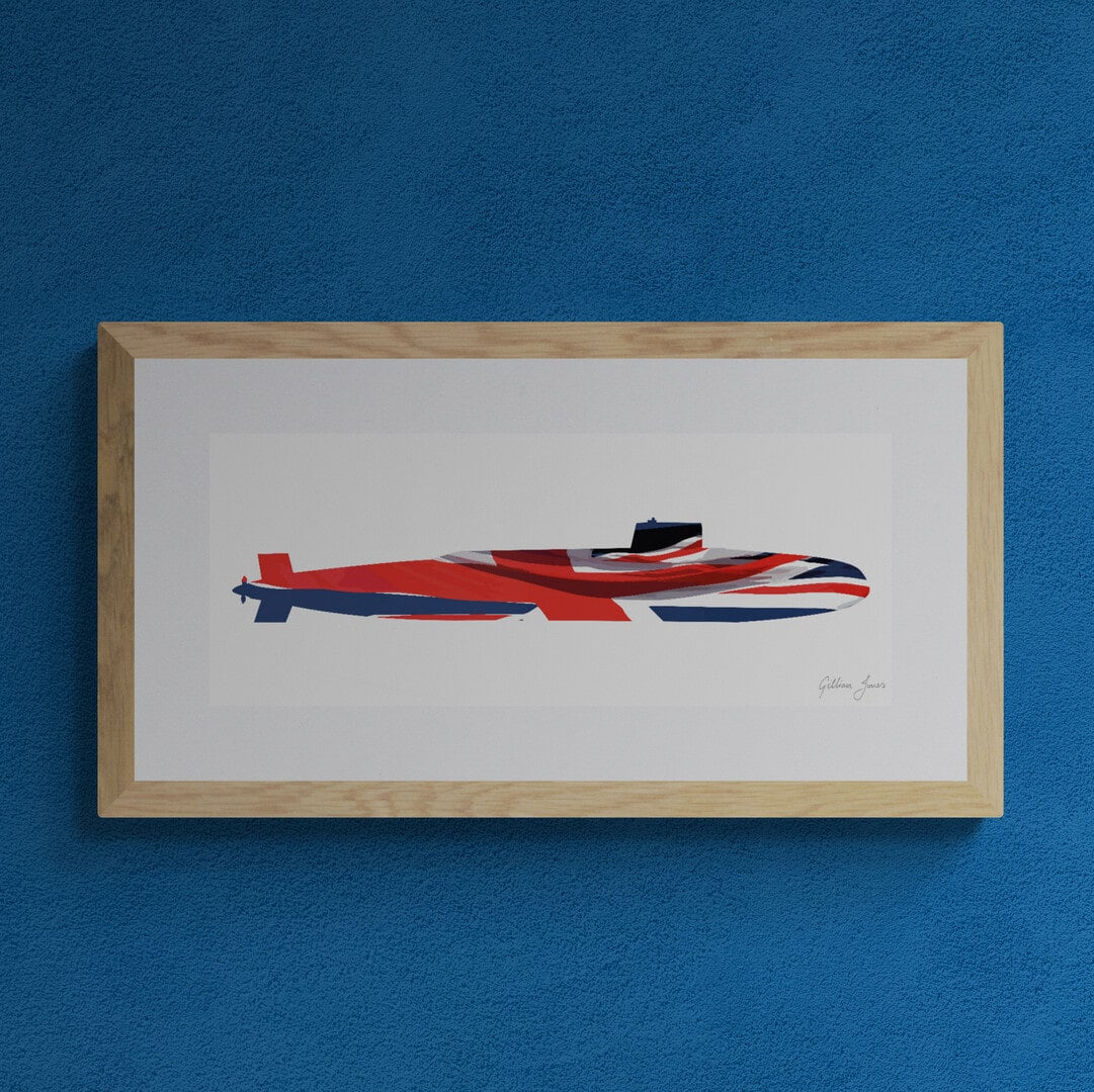 Resolution Class Submarine Union Flag Print