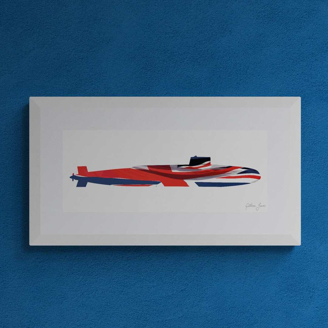 Resolution Class Submarine Union Flag Print