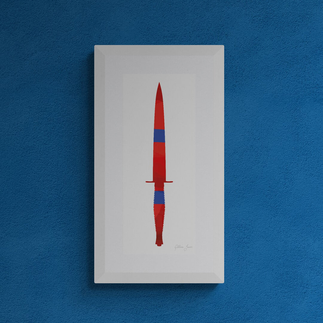Royal Engineers Commando Dagger Print