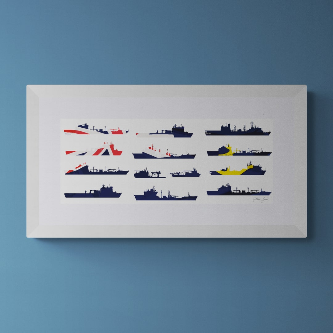 RFA Fleet 2024 Blue Ensign Print