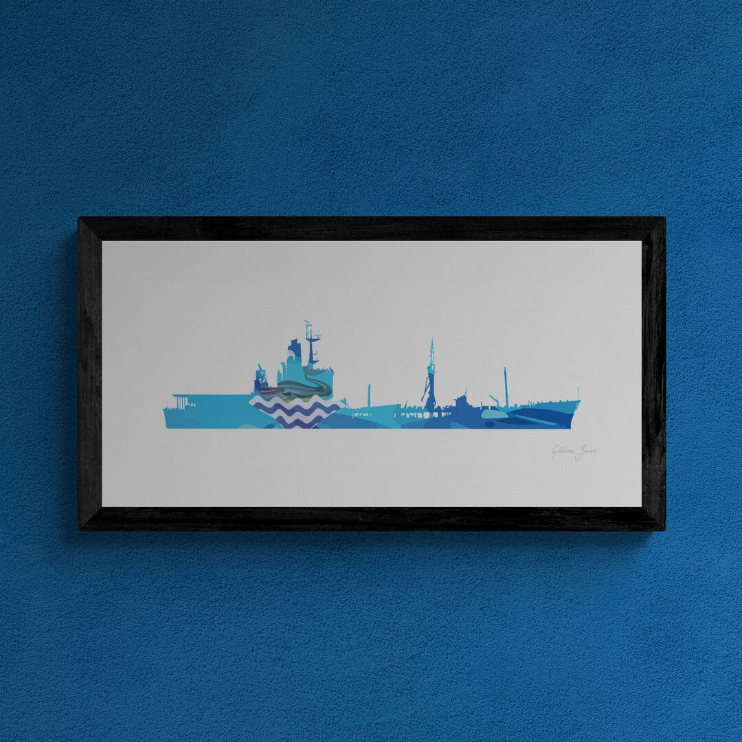RFA Blue Rover Print