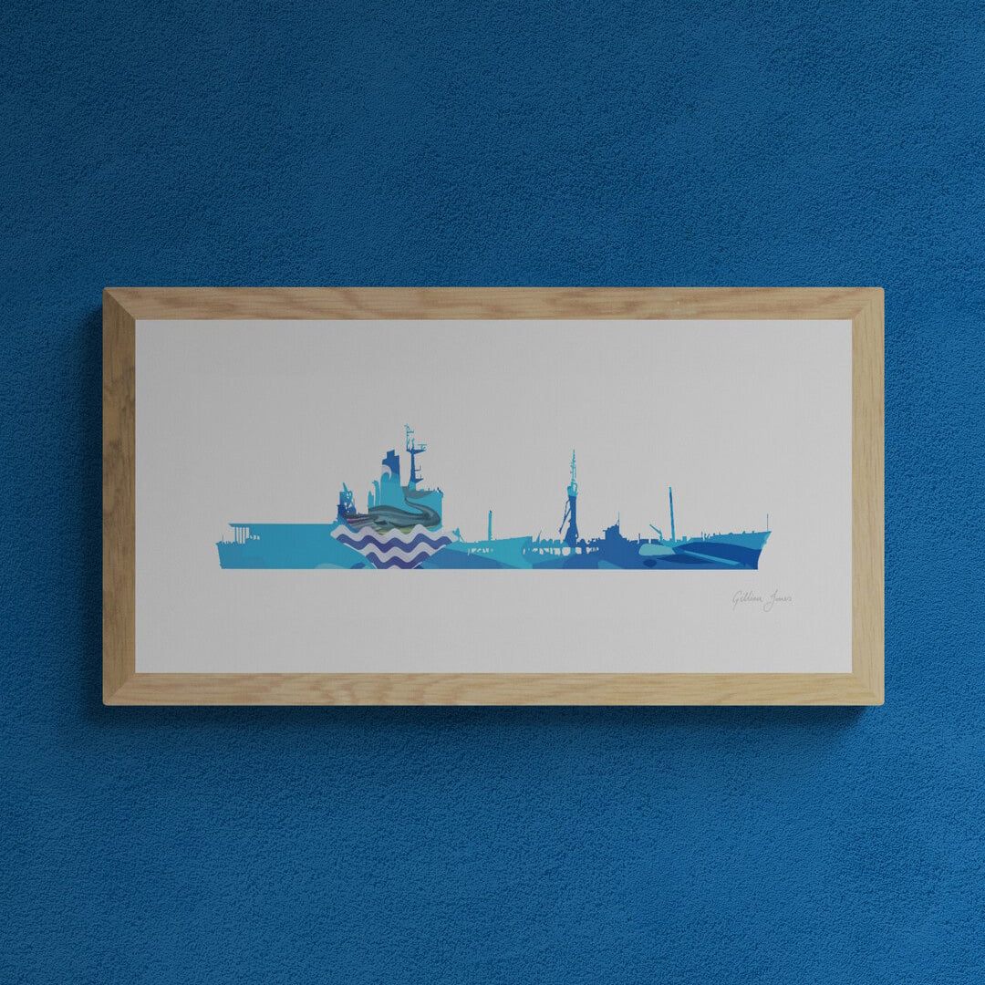 RFA Blue Rover Print