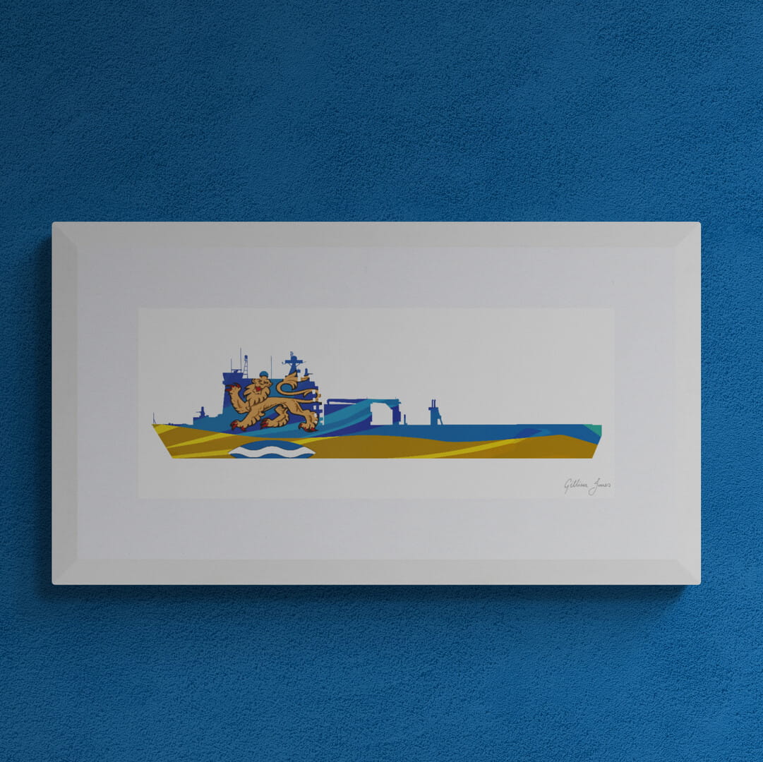 RFA Lyme Bay Print